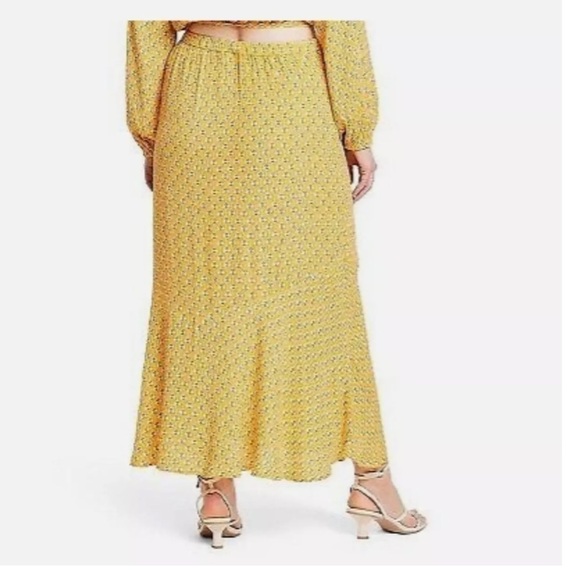 Rhode X Target Dainty Lotus Print Midi Skirt NEW! - Picture 3 of 4